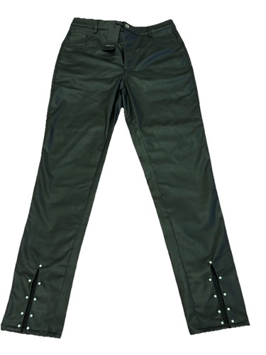 Faux leather straight - faux, leg