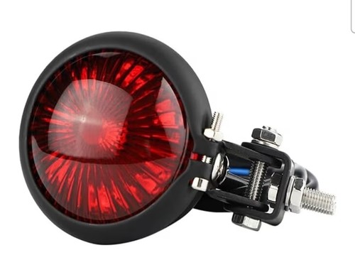 Motorcycle black round led - black,