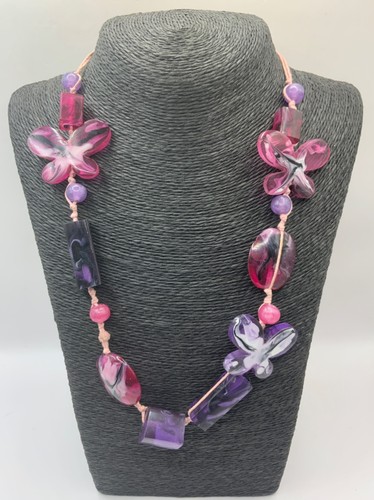 Purple butterfly resin large - resin,