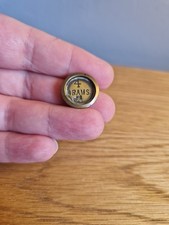 Vintage Brass 4 Dram Weight Likely From A Set of Apothecary Or Postal Scales.