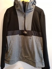 North Face Grey/BLK Hoodie XL