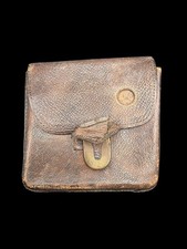 Antique Clifton “Light Twenty” Leather Cigarette Case | 1930s Registered Design