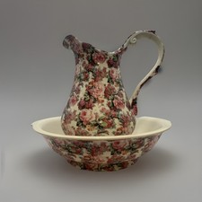 Beautiful Pitcher jug and bowl washing set
