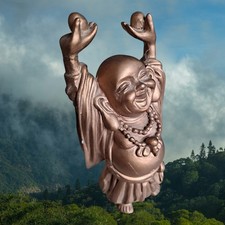 Laughing Buddha Resin Statue 11.5x6x4.5 CM