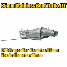 35mm Stainless Boat Turbo JET with CNC propeller for Brushless Motor RC Boat