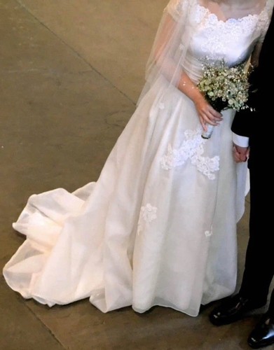 1950s vintage organza wedding - 1950s,