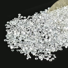 100pcs 0.7～25mm Round white