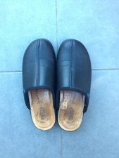 FLYFLOT Mens Brown Leather