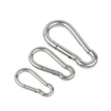Locking carabiner clip snap - carabiner,