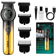 VGR Beard Trimmer for Men Cordless Barber Hair Trimmers Electric Rechargeable