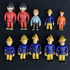 Fireman Sam & Friends Toy Figure Bundle - Fire Man Sam Toys / Cake Toppers