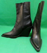 ZARA Women Black Leather