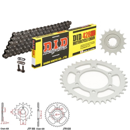 Rd80 chain and sprocket - lc, 2