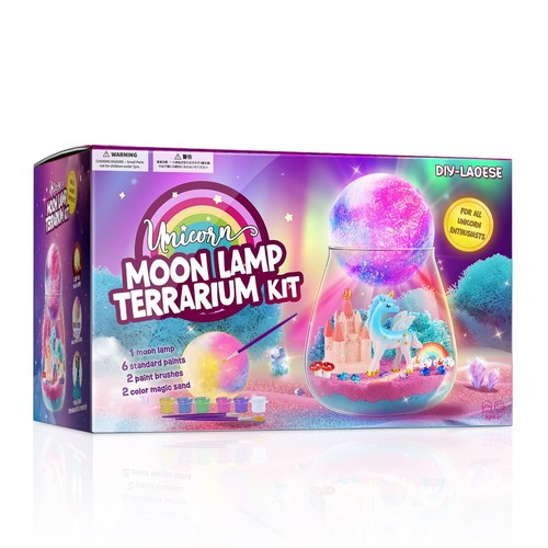 Unicorn moon lamp - unicorn,