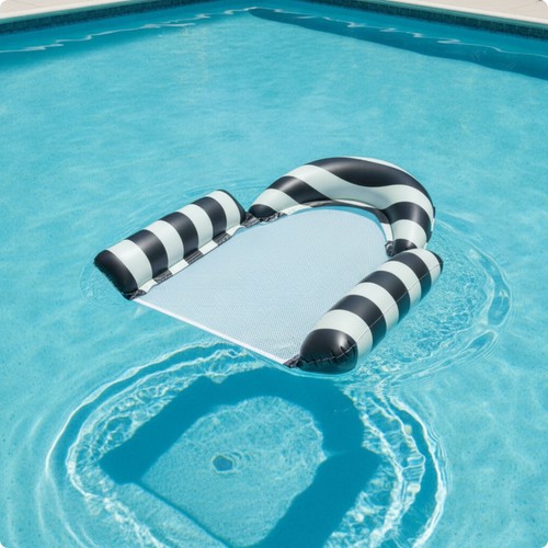 Inflatable pool lounge bed - inflatable,
