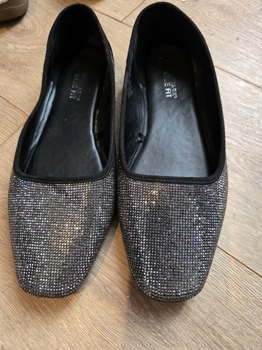 Black and silver glittery - and,