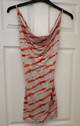 Size orange white - 4, tie