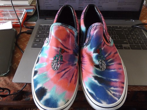 Vans tie dyed color shoes - tie, size