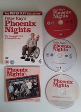 DVD PETER KAY'S PHOENIX NIGHTS COMPLETE SERIES 1-2 WITH SOUNDTRACK CD. UK