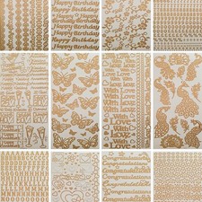 ROSE GOLD OUTLINE STICKERS