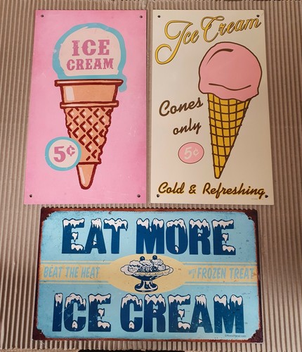 Retro ice cream 12 - cream, x