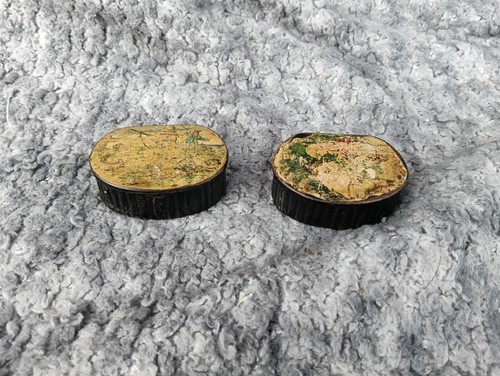 Antique georgian snuff - snuff, box