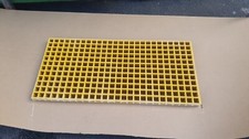 GRP Gritted Non slip Grating Panels - 996 x 460 x 38mm Yellow, Closed Mesh