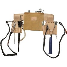Steel Erectors Leather Tool Belt Set - With Tools