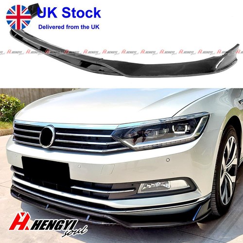 Gloss black front - black, splitter