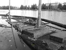 Photo 12x8 Eben Haezer: sunk The old barge a permanent feature 3 c2015