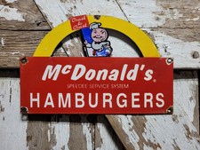 VINTAGE MCDONALDS PORCELAIN
