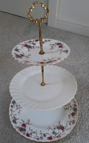 Milton bone china - bone, 3-tiered