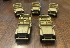 5 Lot Of Army Boley HO Diecast