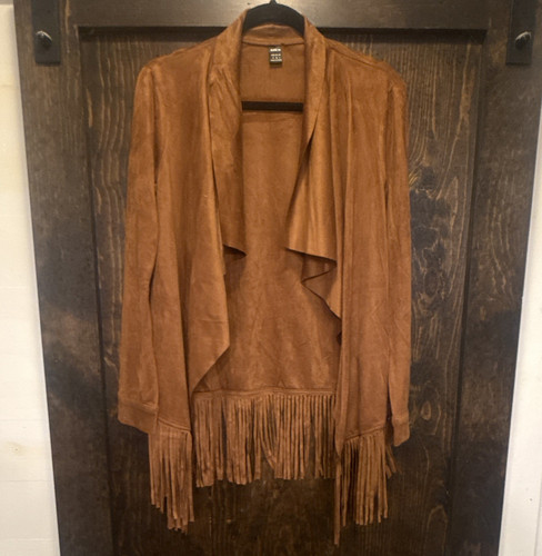 Shein women brown fringe - shein, women's