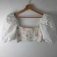 Zara Women Size S White Floral