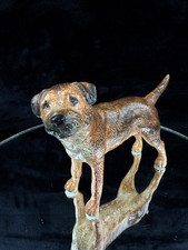 Border Fine Arts Enesco Border Terrier Dog Figurine - Hand-Painted - Scottish