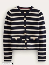 New Boden Holly navy & ivory