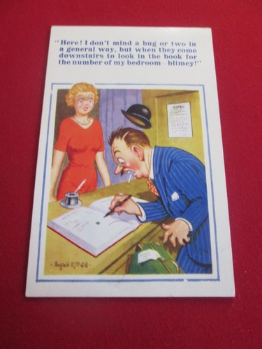 Saucy seaside postcard - seaside, unused