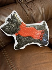 J Sainsburys Mini Scottie Dog Shortbread Empty Biscuit Tin Christmas