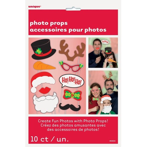 Christmas photo booth props - christmas,