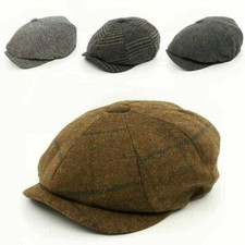 100% Wool Newsboy Hat