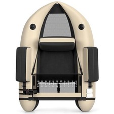 COSTWAY Inflatable Fishing Float Tube Portable Adult Fishing Boat w/Pump