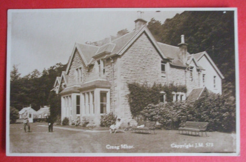 Old scotland rppc creag - old, mhor