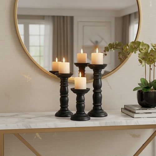 3pcs desktop candle holder - 3pcs,