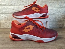 Lotto Mirage 100 Clay Tennis Shoes Orange Trainer For Clay Court UK Size 9 EU 43