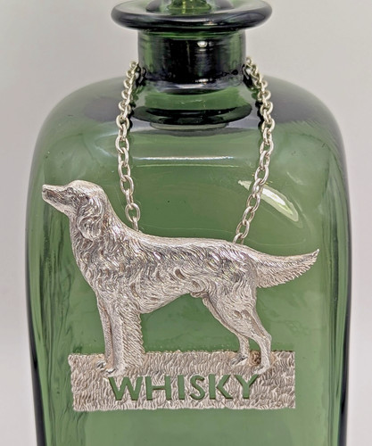 Rare sterling silver whisky - ",