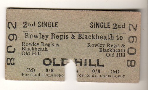 Railway ticket brb rowley - brb(m),