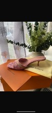 Louis Vuitton Women's Heel Sandals Nice  Pink Patent Leather  Uk Size 5  Eu 38