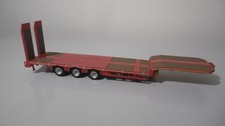 Oxford Modern Truck Nooteboom Low Loader Trailer with Ramps RED 1:76
