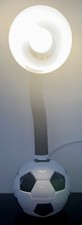 Football Desk Lamp Black & White Retro Styled with Gooseneck - Fully Functional